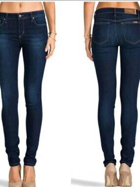 Joe's Jeans "The Skinny" Dark Wash Distressed Denim | Excellent Condition | 28